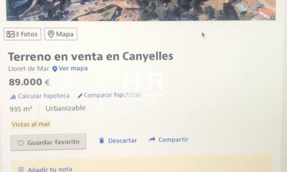 Venta - Parcela / Terreno - Lloret de Mar